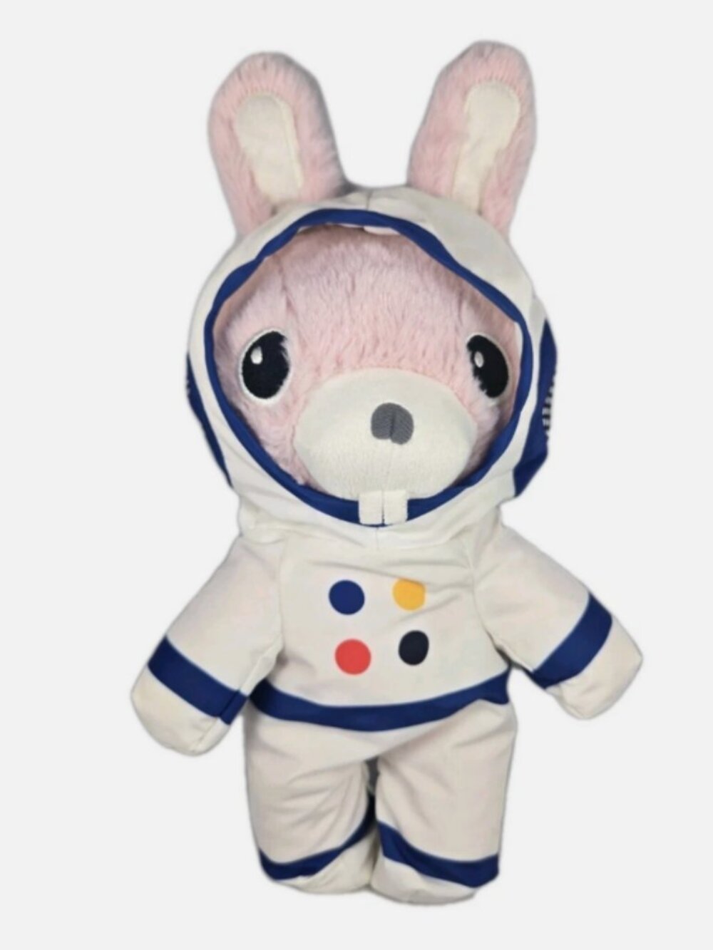 Ikea Plush Aftonsparv Pink Bunny Rabbit 28 cm Astronaut Spaceman Stuffed Animal